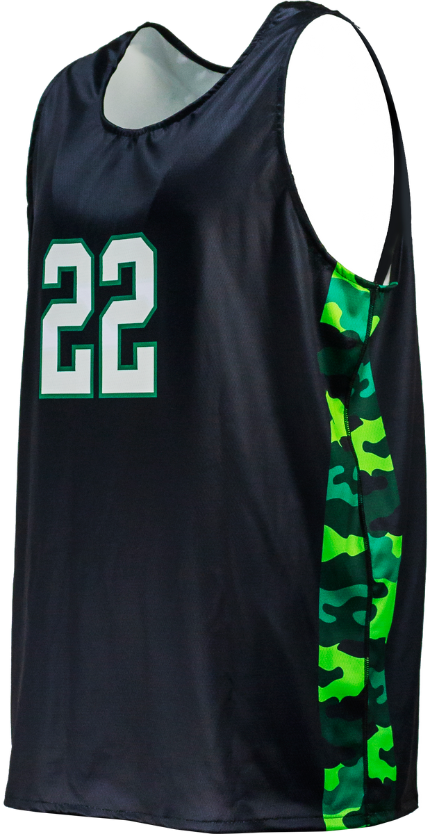 FitUSA Solid REVERSIBLE Sublimated Men's Basketball Jersey