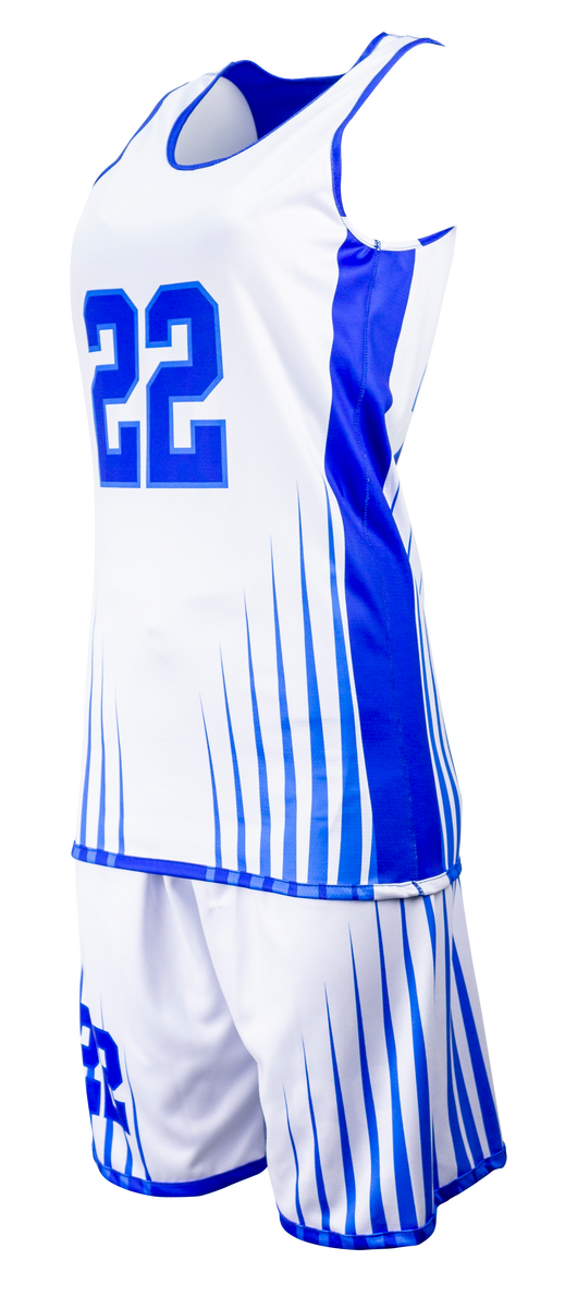 FitUSA Pinstripe REVERSIBLE Sublimated Women's Basketball Jersey