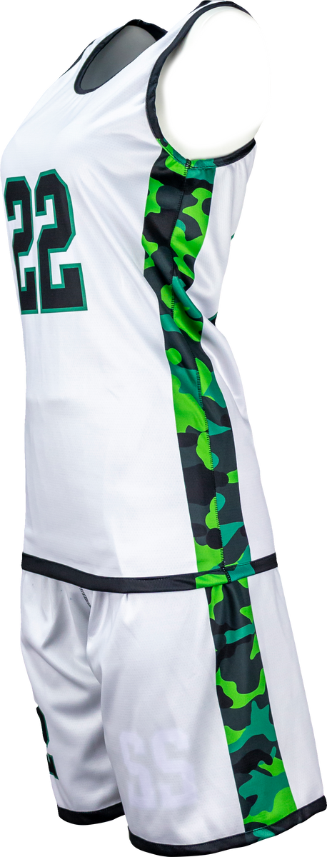 FitUSA Camo REVERSIBLE Sublimated Women's Basketball Jersey