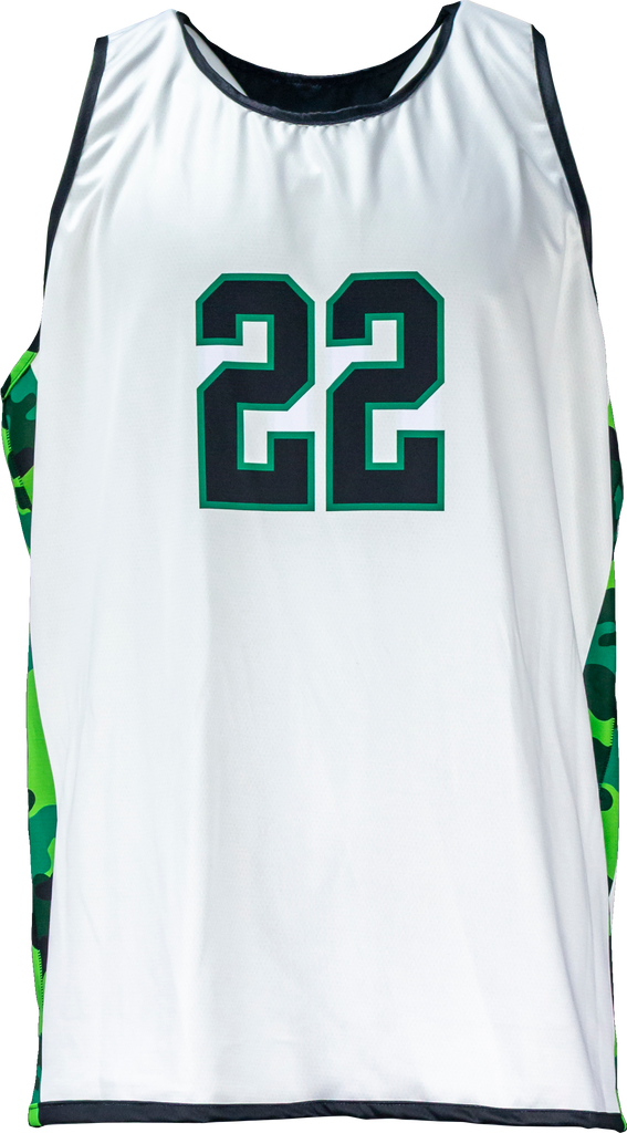 green camouflage basketball jersey