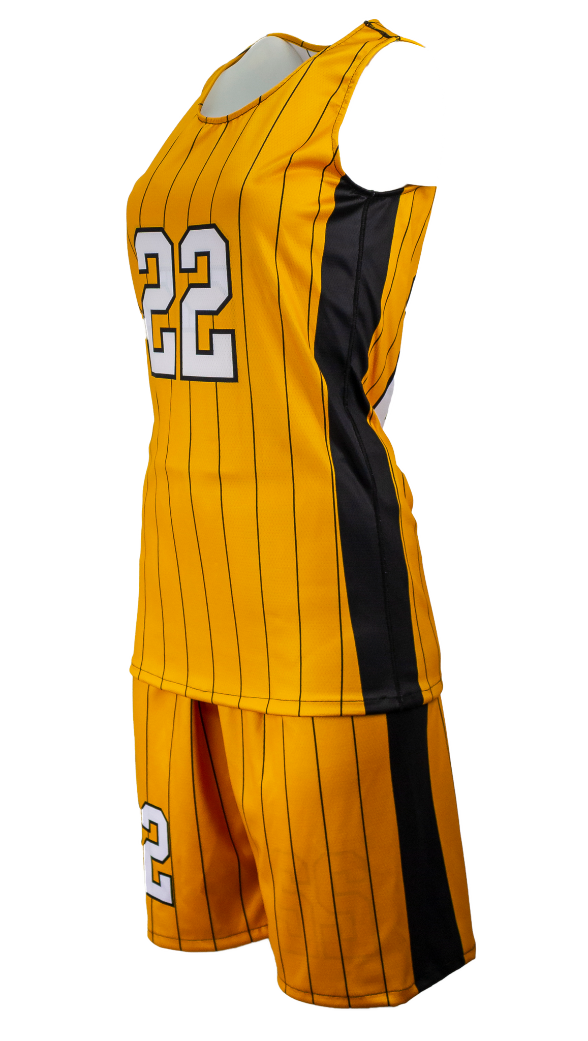 FitUSA Pinstripe REVERSIBLE Sublimated Women's Basketball Jersey